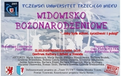 Zdjęcie do Widowisko Bożonarodzeniowe pt. &quot;...żeby była miłość, życzliwość i pok&oacute;j!&quot;