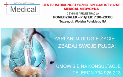 Zdjęcie do Zaplanuj długie życie... Zbadaj swoje płuca!