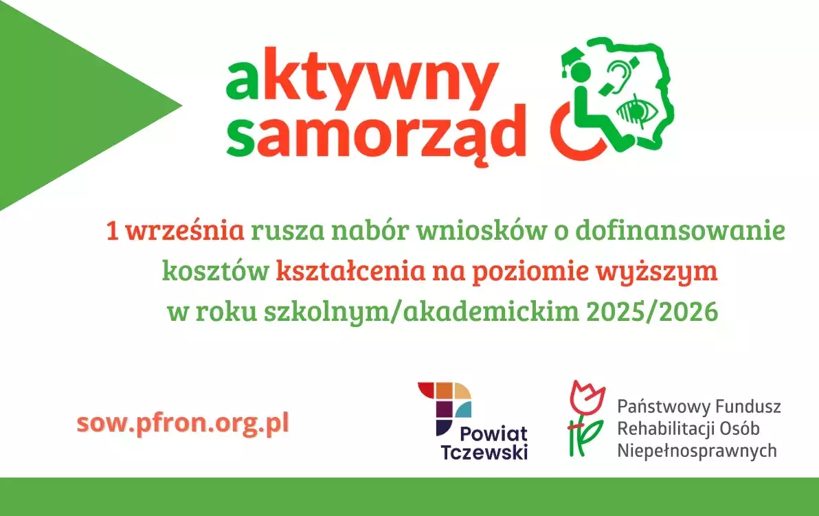 Od 1 września rusza nabór wniosków o dofinansowanie kosztów uzyskania wykształcenia na poziomie wyższym, w ramach programu „Aktywny samorząd” – moduł II