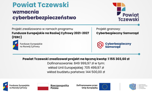 Zdjęcie do Powiat Tczewski wzmacnia cyberbezpieczeństwo