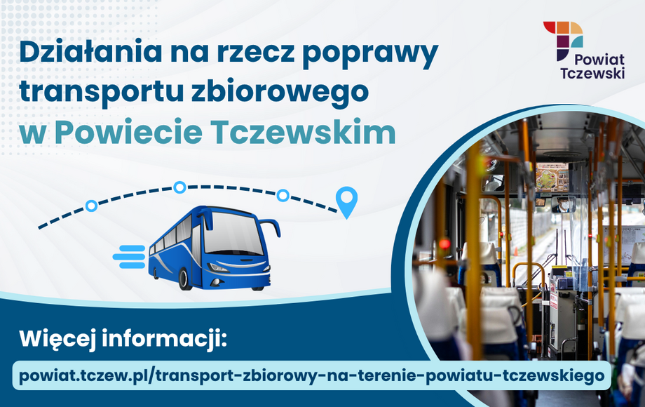Działania na rzecz poprawy transportu zbiorowego w Powiecie Tczewskim