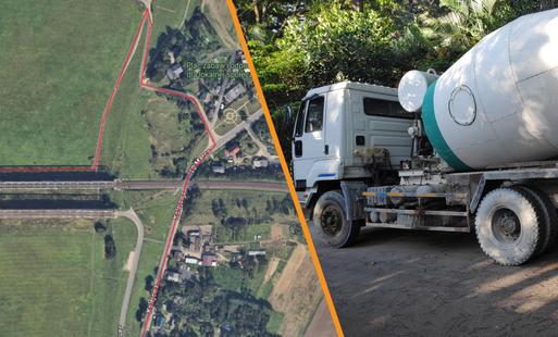 Zdjęcie do Informacja o transporcie mieszanki betonowej &ndash; Lisewo Malborskie