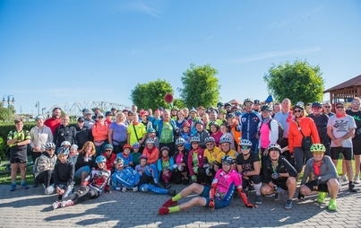 Zdjęcie do Rowerowy Rajd Gwiaździsty przejechał przez Powiat Tczewski