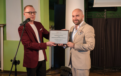 Zdjęcie do Damian Domański z tytułem Pomorskiego Bibliotekarza Roku