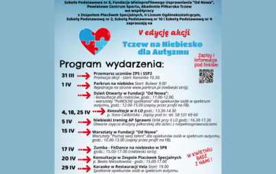 Zdjęcie do V EDYCJA AKCJI  &bdquo;TCZEW NA NIEBIESKO DLA AUTYZMU&rdquo;