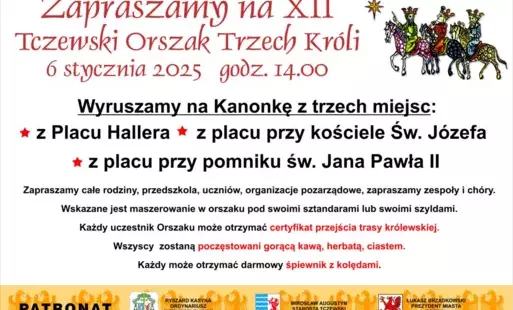 Zdjęcie do Zapraszamy na XII Tczewski Orszak Trzech Króli