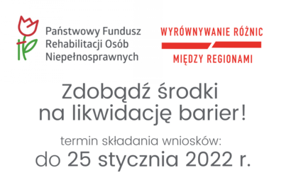 Zdjęcie do PFRON ogłosił termin naboru wniosk&oacute;w w ramach &bdquo;Programu wyr&oacute;wnywania r&oacute;żnic między regionami III&rdquo;