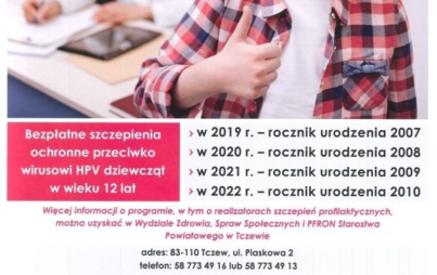 Zdjęcie do Konkurs ofert na realizację szczepień ochronnych przeciwko wirusowi HPV dziewcząt urodzonych w 2010 roku