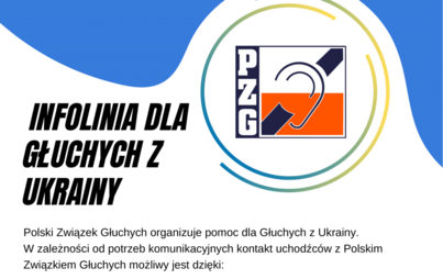 Zdjęcie do Infolinia dla głuchych z Ukrainy
