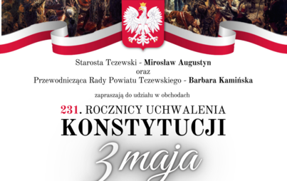Zdjęcie do Wsp&oacute;lnie uczcijmy pierwszą Konstytucję w Europie 