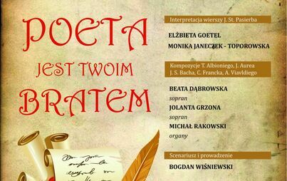 Zdjęcie do Poezja ks. Janusza St. Pasierba  na rozpoczęcie XXII Jarmarku Cysterskiego